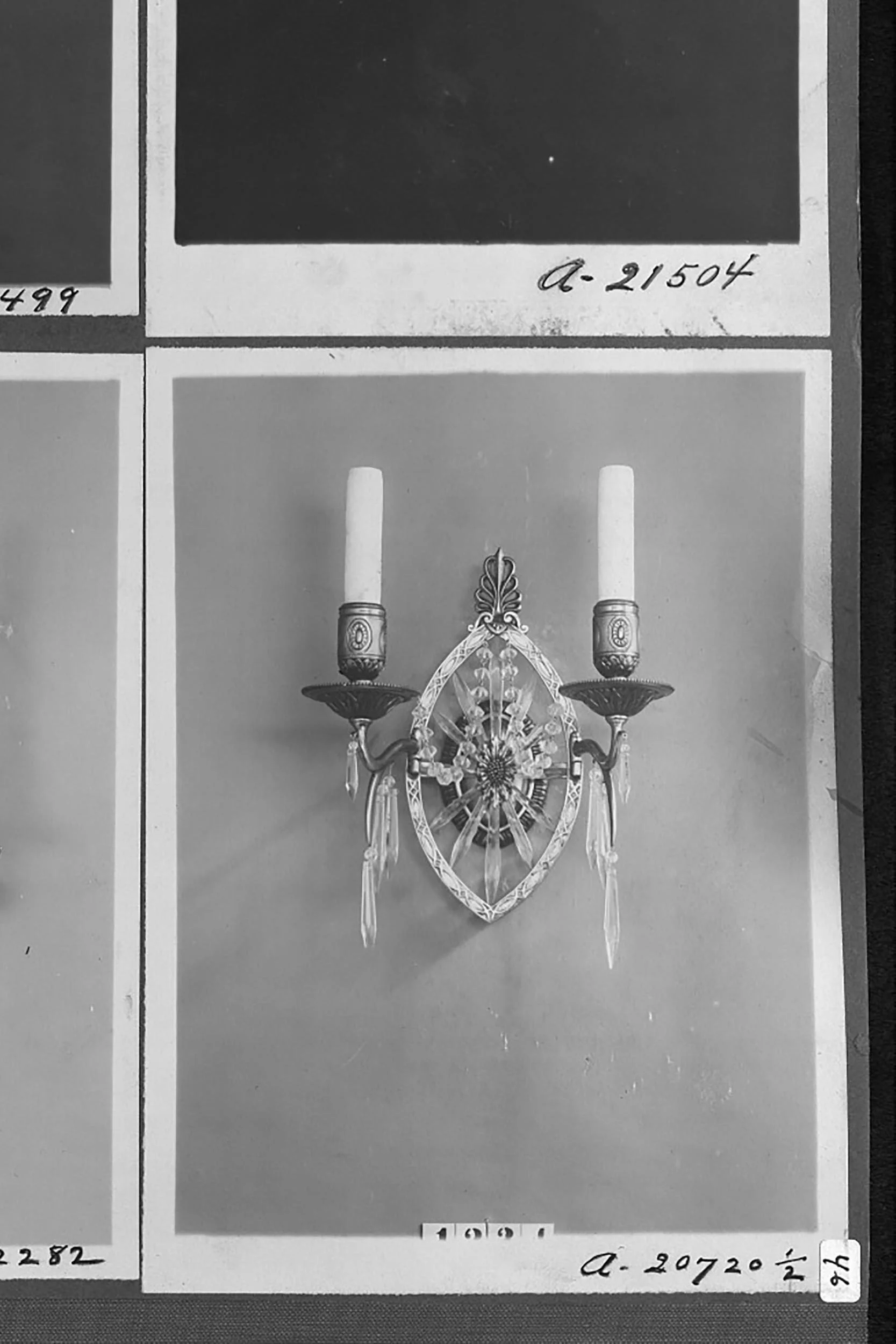 seven candle maria theresa chandelier — Architectural Antiques